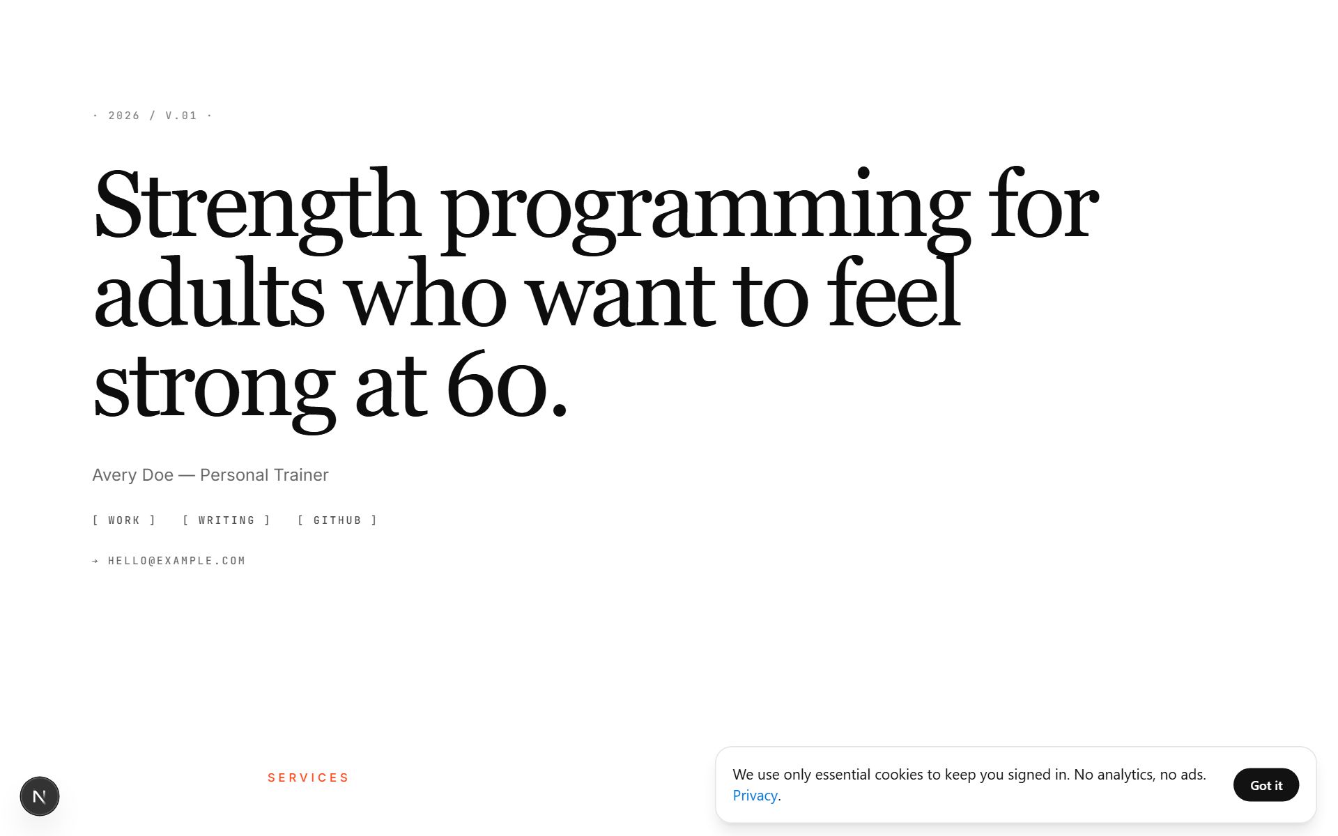 Fitness — Method