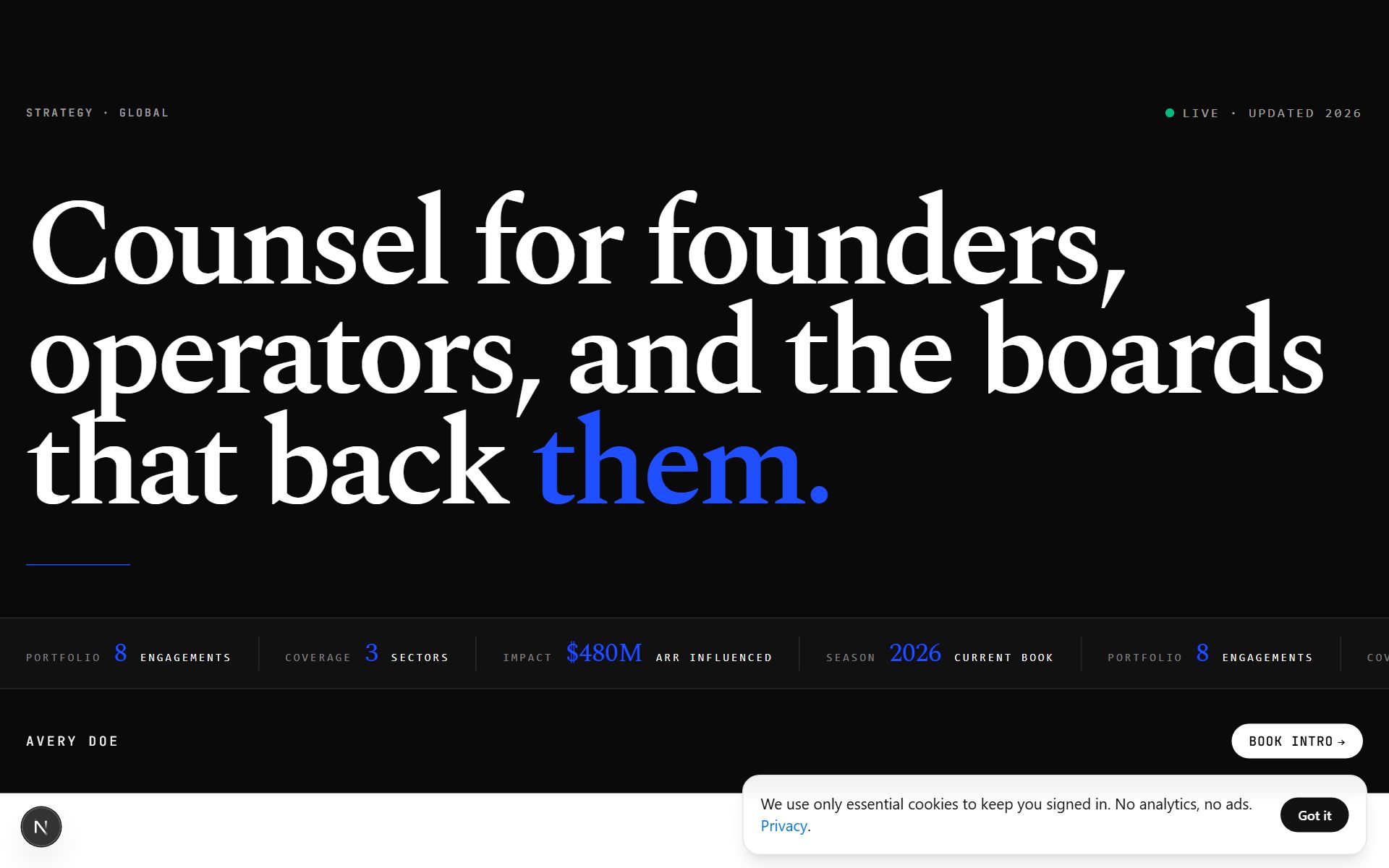 Legal — New Economy