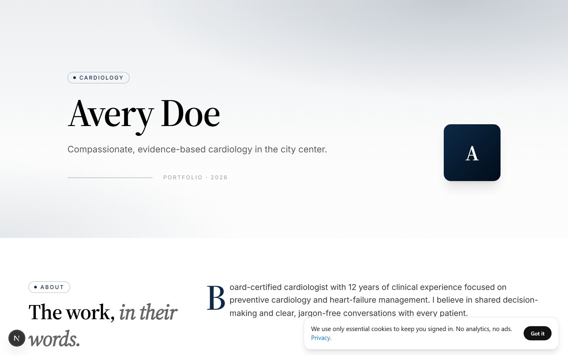 Medical — Clinical Trust